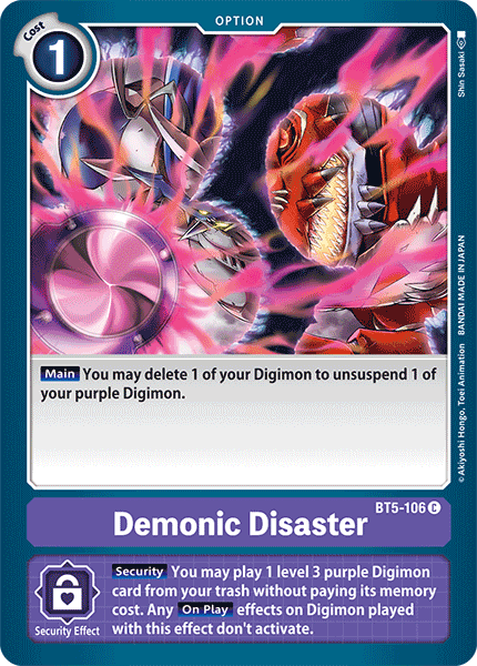 Demonic Disaster (BT5-106) Common