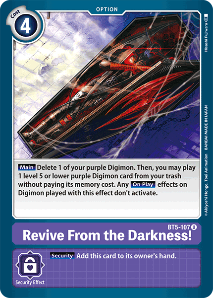 Revive from the Darkness! (BT5-107) Uncommon