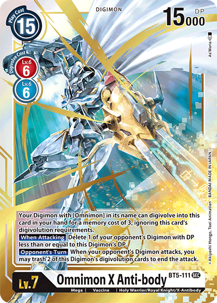 Omnimon X-Anti-body (BT5-111) Secret Rare