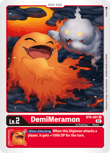 DemiMeramon (BT6-001) Uncommon