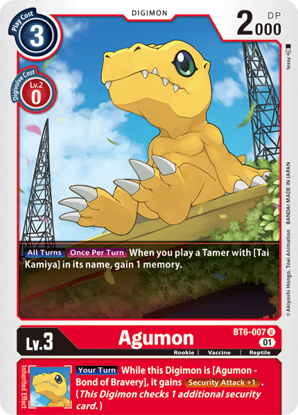 Agumon (BT6-007) Uncommon