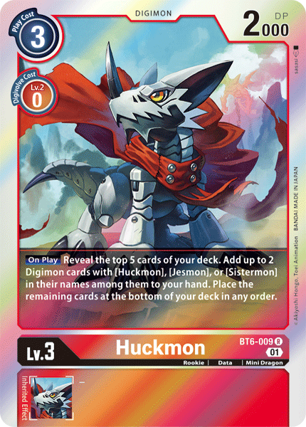 Huckmon (BT6-009) Rare