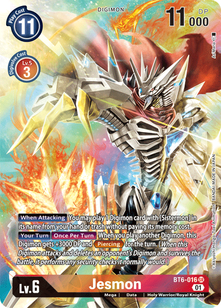 Jesmon (BT6-016) Alternative Art