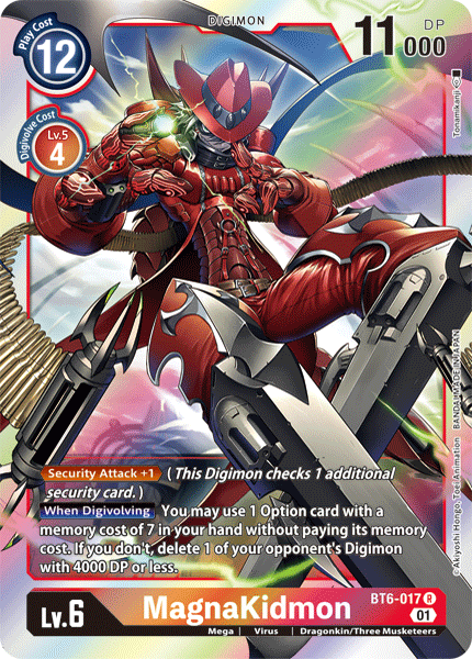 MagnaKidmon (BT6-017) Rare