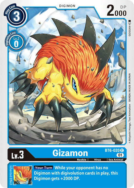 Gizamon (BT6-020) Common