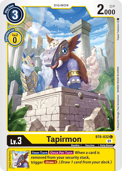 Tapirmon (BT6-032) Common