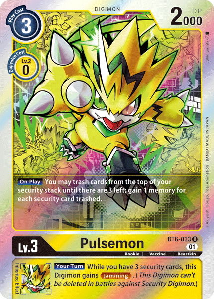 Pulsemon (BT6-033) Rare