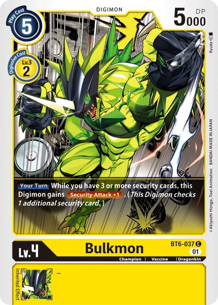 Bulkmon (BT6-037) Common