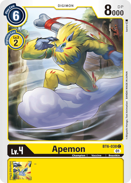 Apemon (BT6-038) Common