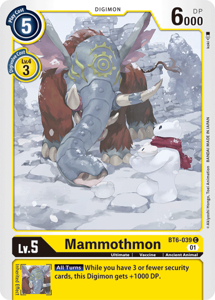 Mammothmon (BT6-039) Common