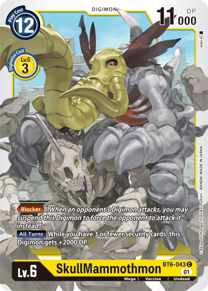 SkullMammothmon (BT6-043) Common