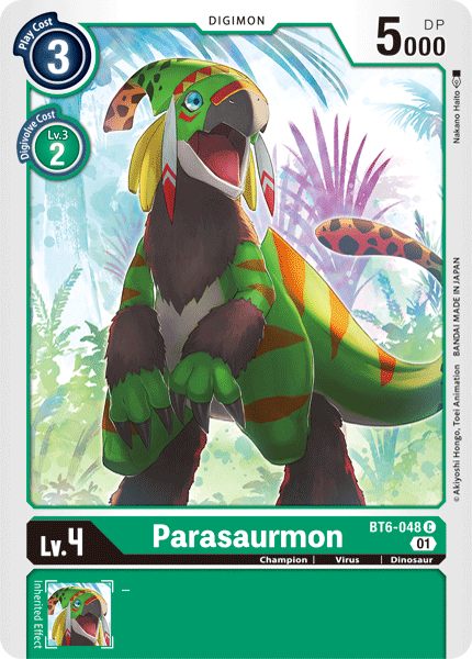 Parasaurmon (BT6-048) Common