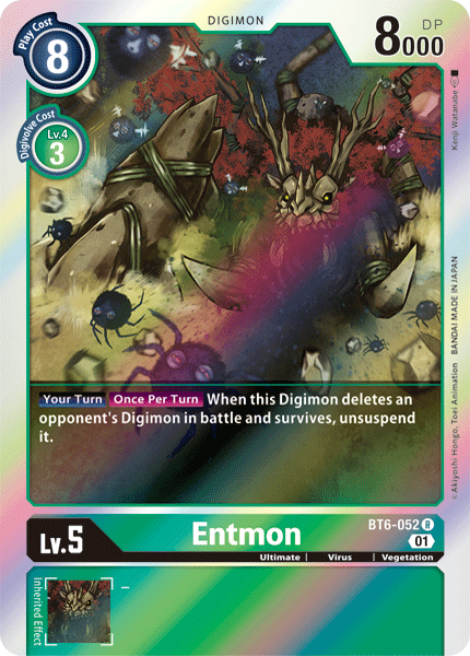 Entmon (BT6-052) Rare