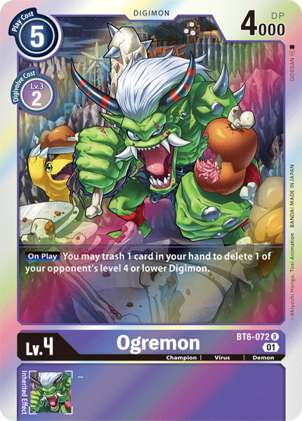 Ogremon (BT6-072) Rare