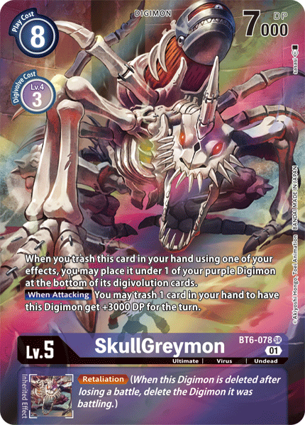 SkullGreymon (BT6-078) Alternative Art