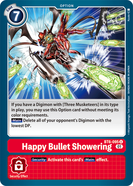 Happy Bullet Showering (BT6-095) Uncommon