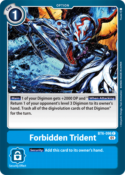 Forbidden Trident (BT6-096) Common