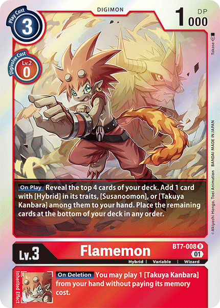 Flamemon (BT7-008) Rare