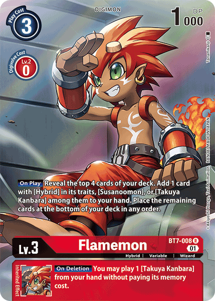 Flamemon (BT7-008) Alternative Art