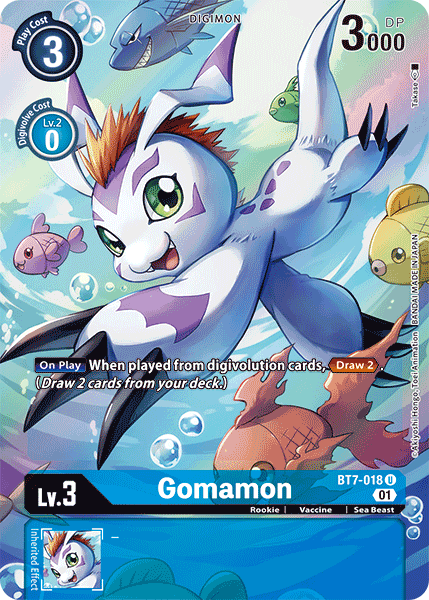 Gomamon (BT7-018) Alternative Art