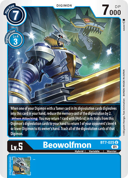 Beowolfmon (BT7-025) Uncommon