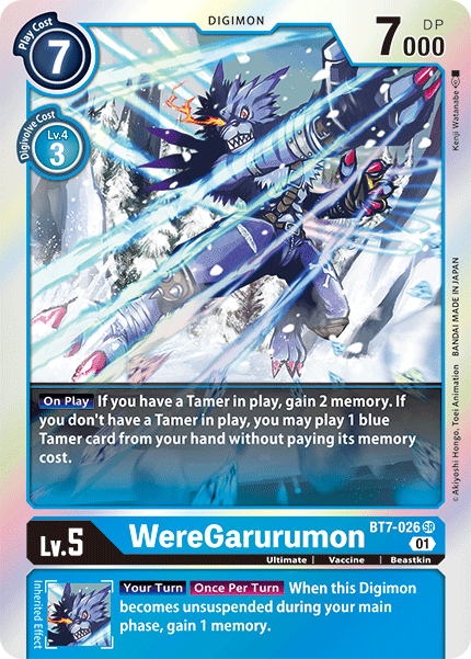 WereGarurumon (BT7-026) Super Rare