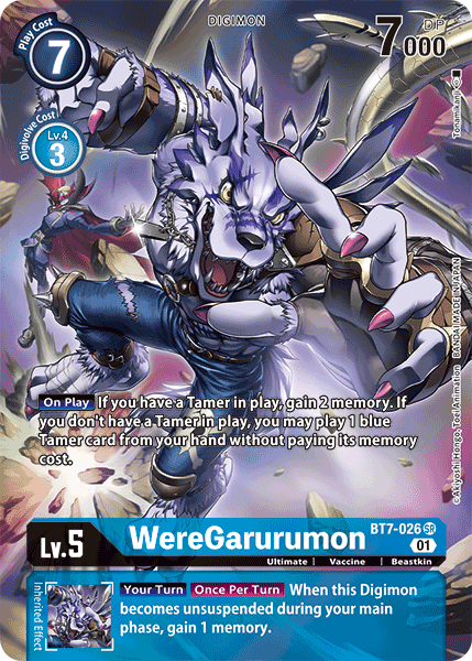 WereGarurumon (BT7-026) Alternative Art