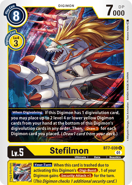 Stefilmon (BT7-039) Uncommon