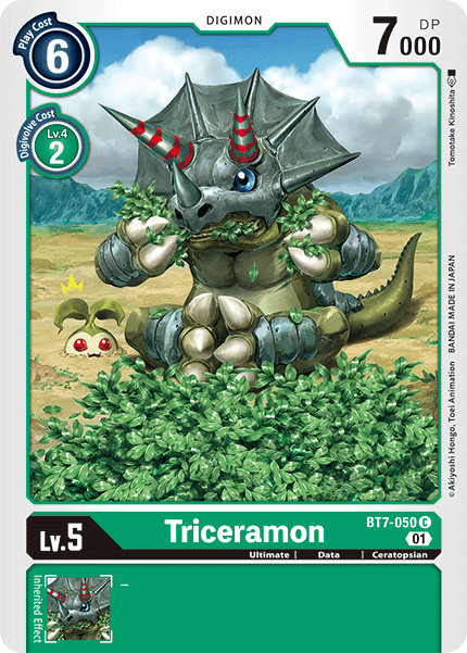 Triceramon (BT7-050) Common