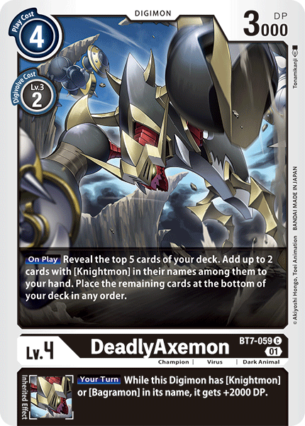 DeadlyAxemon (BT7-059) Common