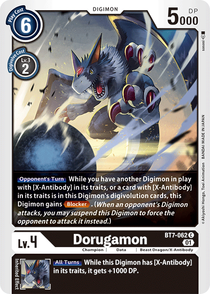 Dorugamon (BT7-062) Common