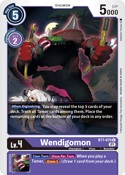 Wendigomon (BT7-070) Common