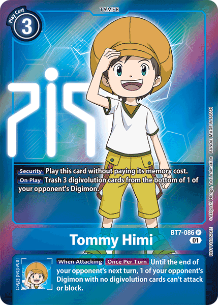 Tommy Himi (BT7-086) Box Topper