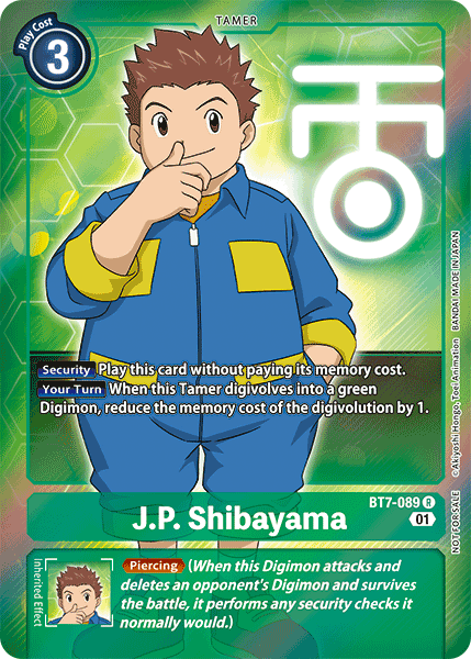 J.P. Shibayama (BT7-089) Box Topper