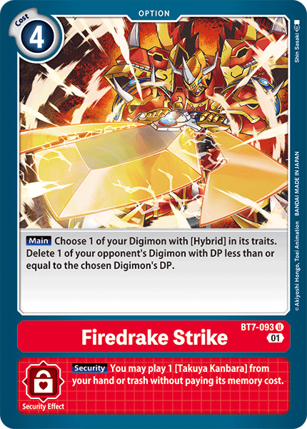 Firedrake Strike (BT7-093) Uncommon