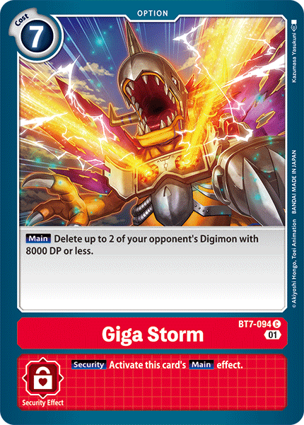 Giga Storm (BT7-094) Common