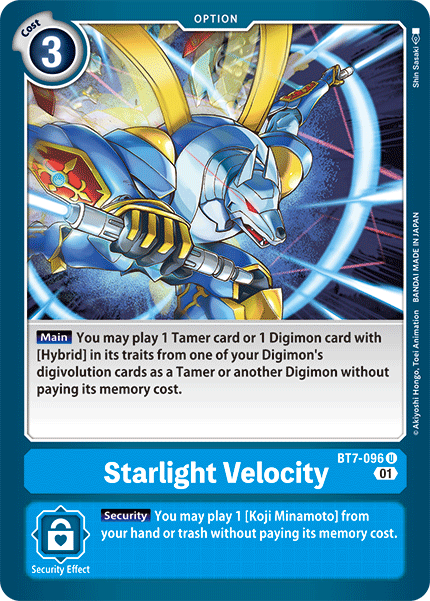 Starlight Velocity (BT7-096) Uncommon