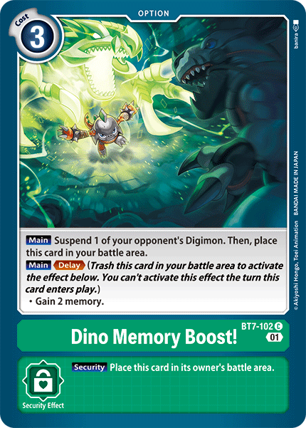 Dino Memory Boost! (BT7-102) Common