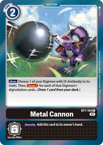 Metal Cannon (BT7-104) Rare