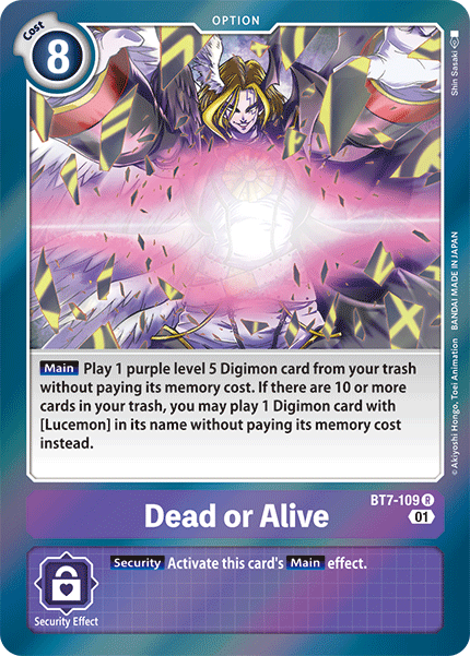 Dead or Alive (BT7-109) Rare