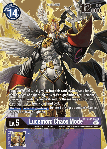 Lucemon: Chaos Mode (BT7-111) Alternative Art