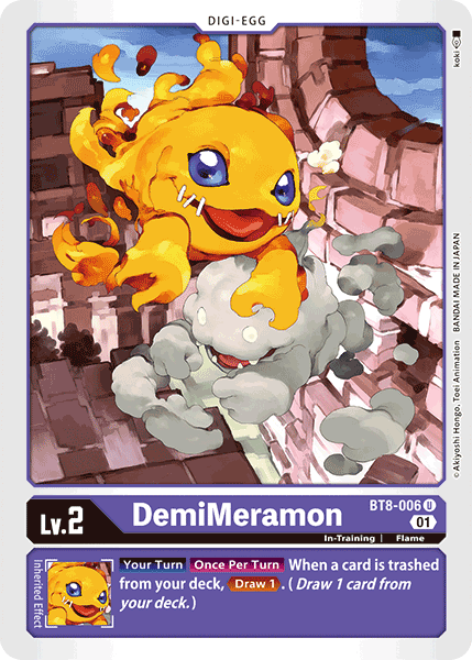 DemiMeramon (BT8-006) Uncommon