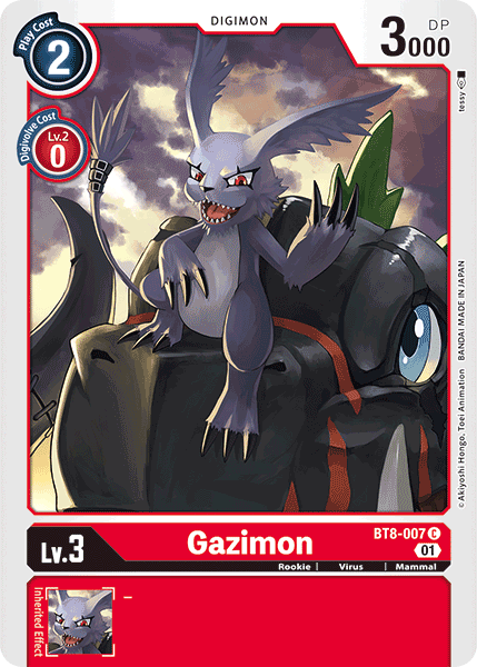 Gazimon (BT8-007) Common