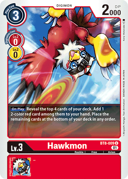 Hawkmon (BT8-009) Uncommon