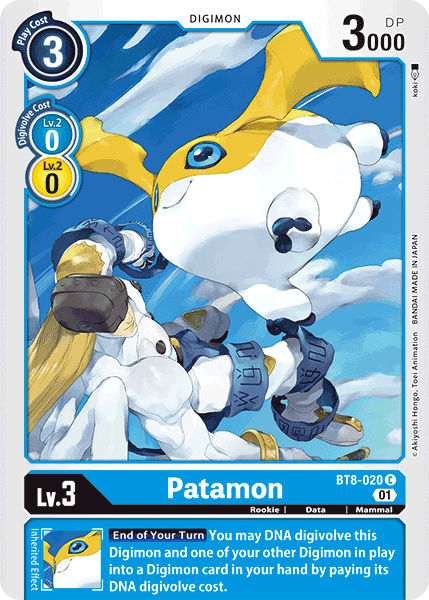 Patamon (BT8-020) Common