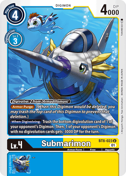 Submarimon (BT8-023) Uncommon