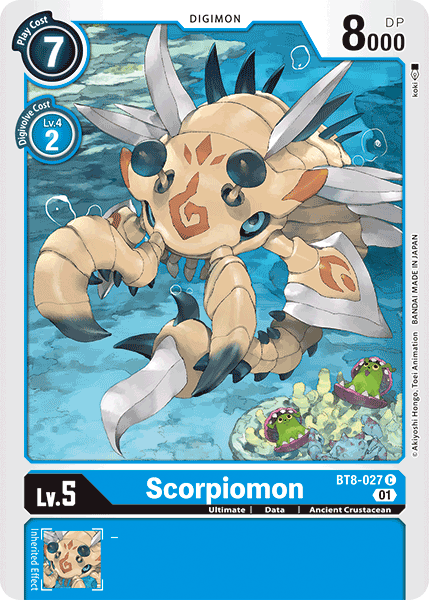 Scorpiomon (BT8-027) Common