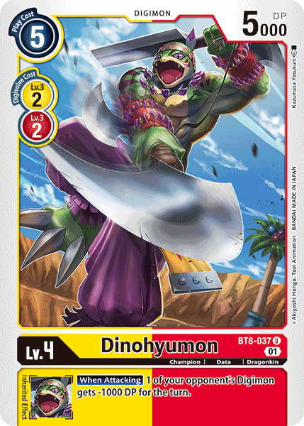 Dinohyumon (BT8-037) Uncommon