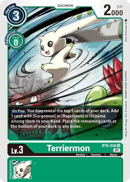 Terriermon (BT8-046) Uncommon