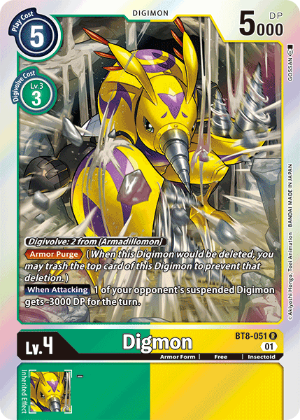 Digmon (BT8-051) Rare